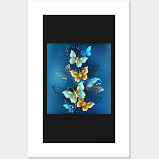 Composition with Jewelry Butterflies Posters and Art